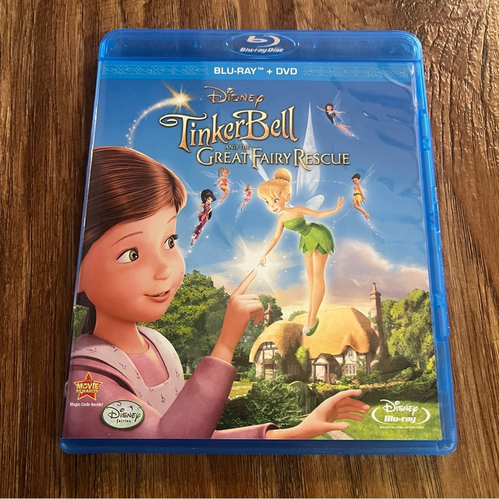 Disney Tinker Bell Great Fairy Rescue Blu-Ray Movie